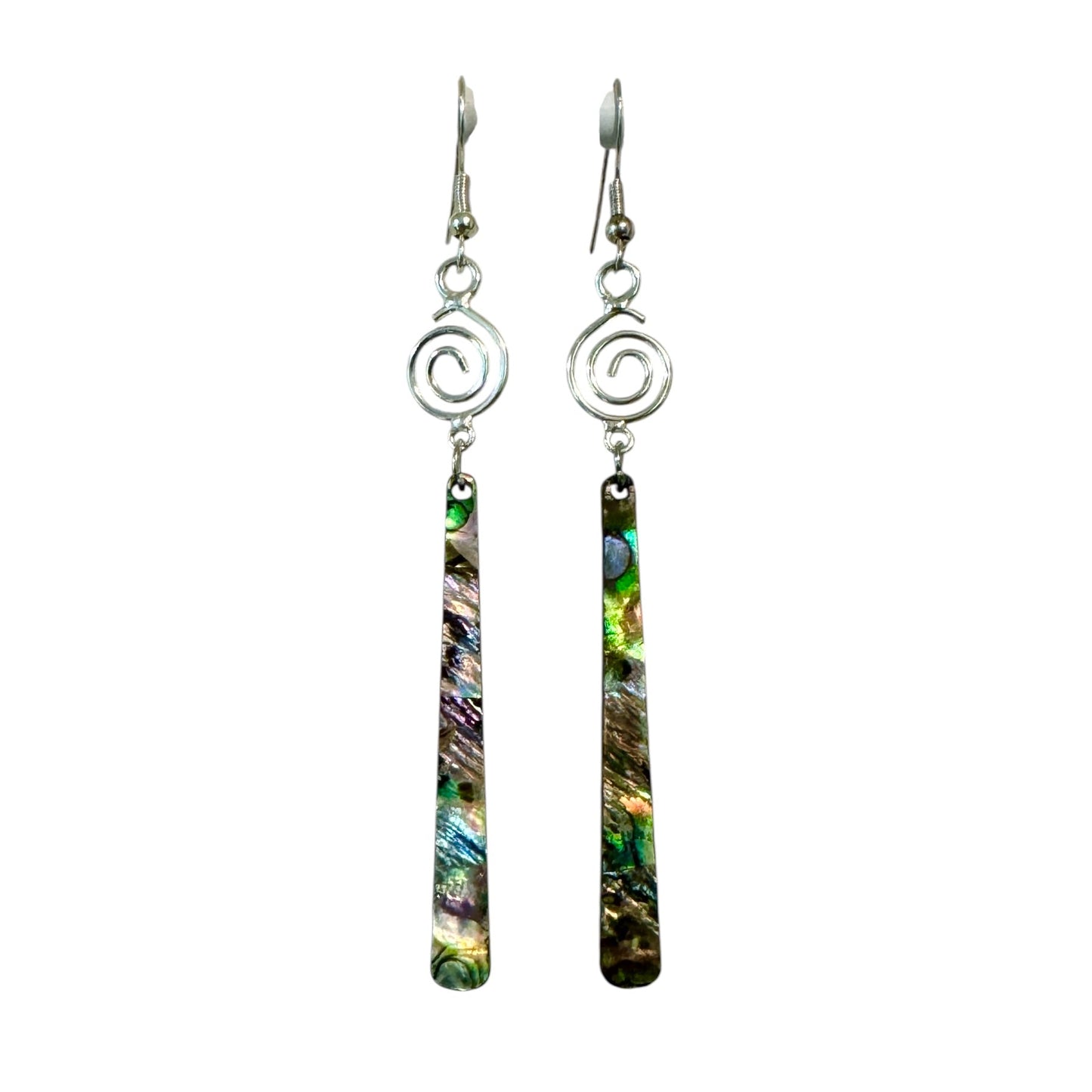 Opalescent Shell Dangles