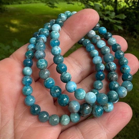 Apatite Gemstone Stretch Bracelet