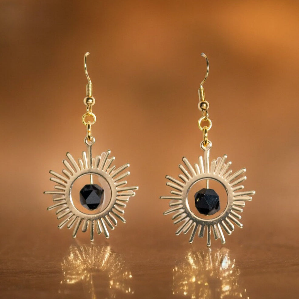Black hole earrings on sale