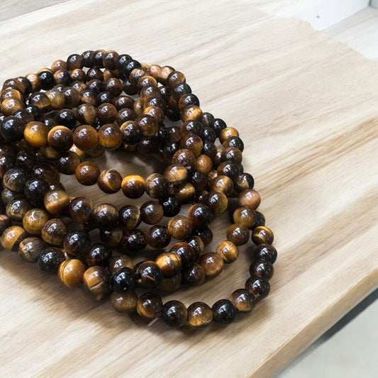 Gold Tiger Eye Gemstone Bracelet