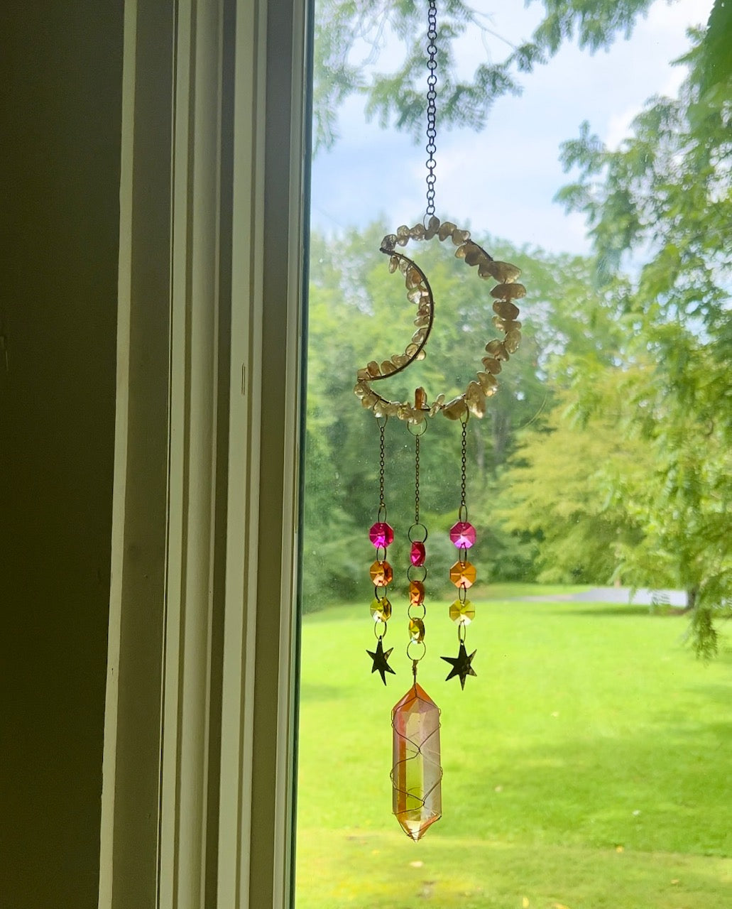Sun Energy Crescent Moon Sun Catcher