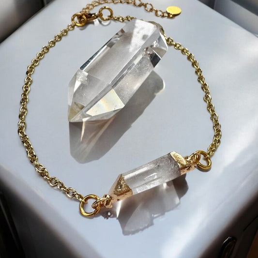 Quartz Specimen Anklet