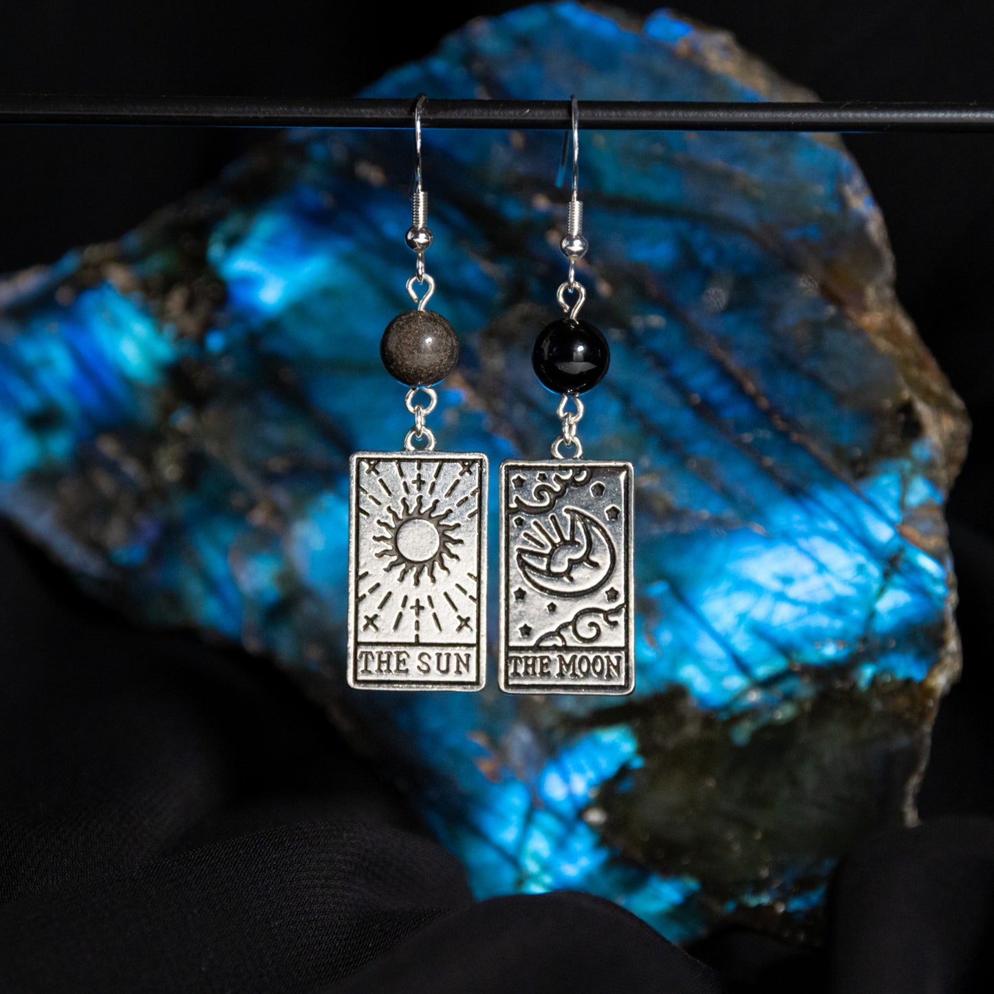Sun & Moon Tarot Cards Earrings