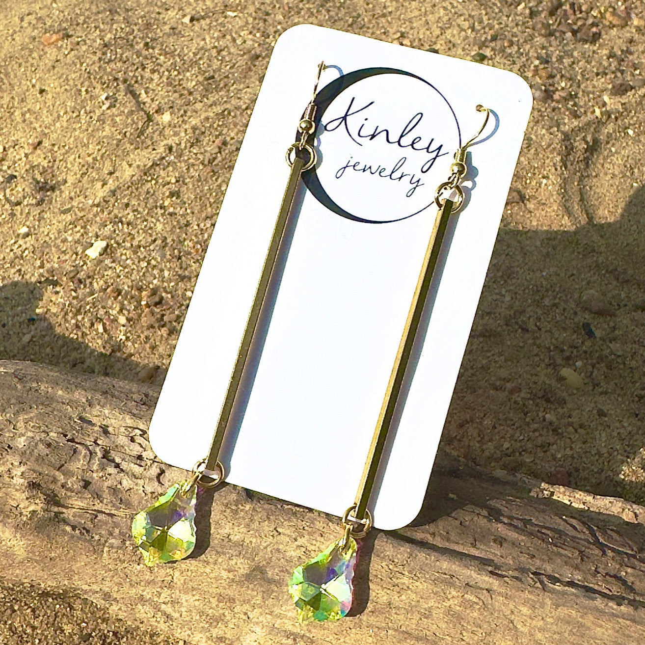 Catching Sun Crystal Earrings