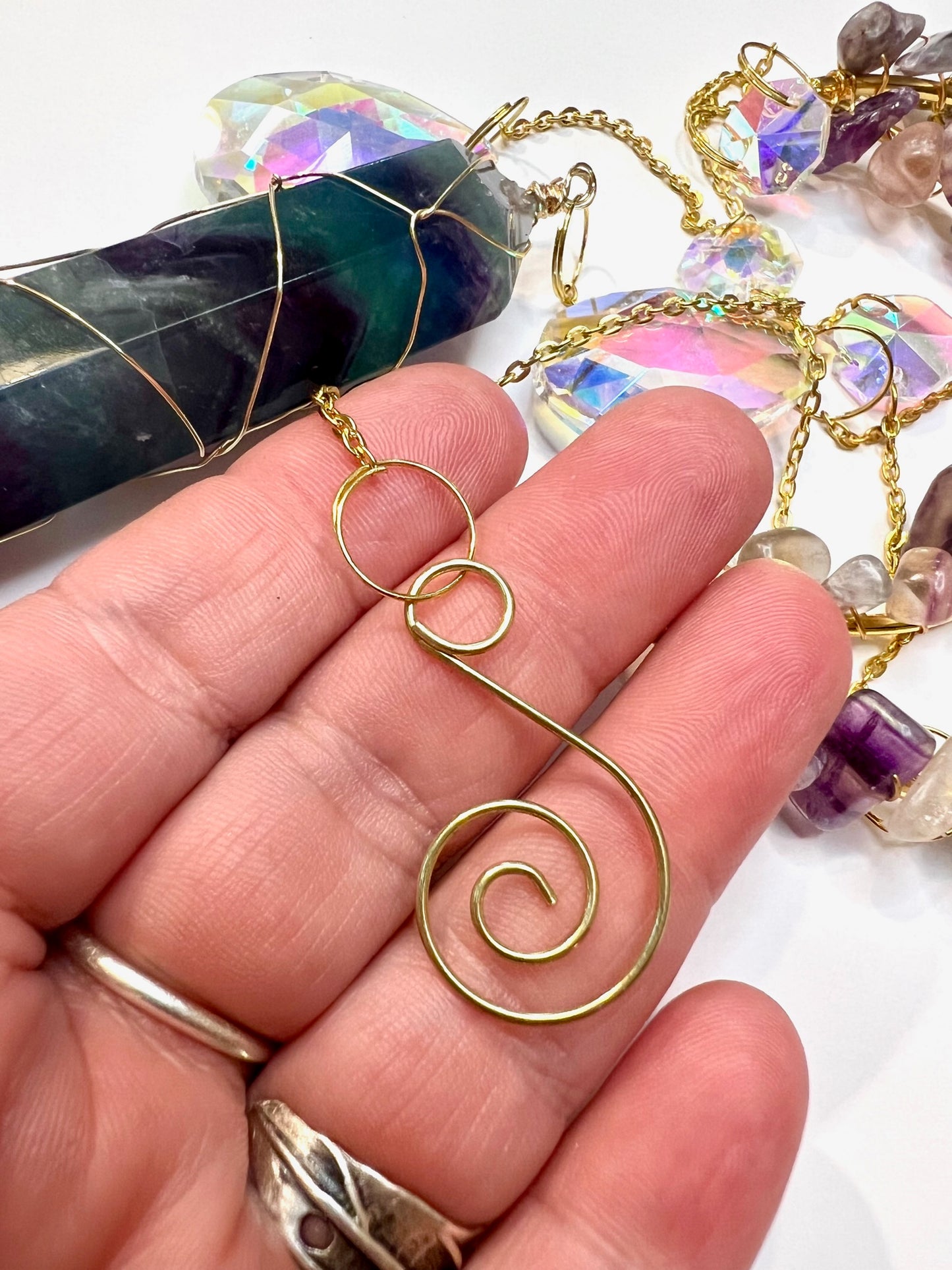 Sun Energy Crescent Moon Sun Catcher