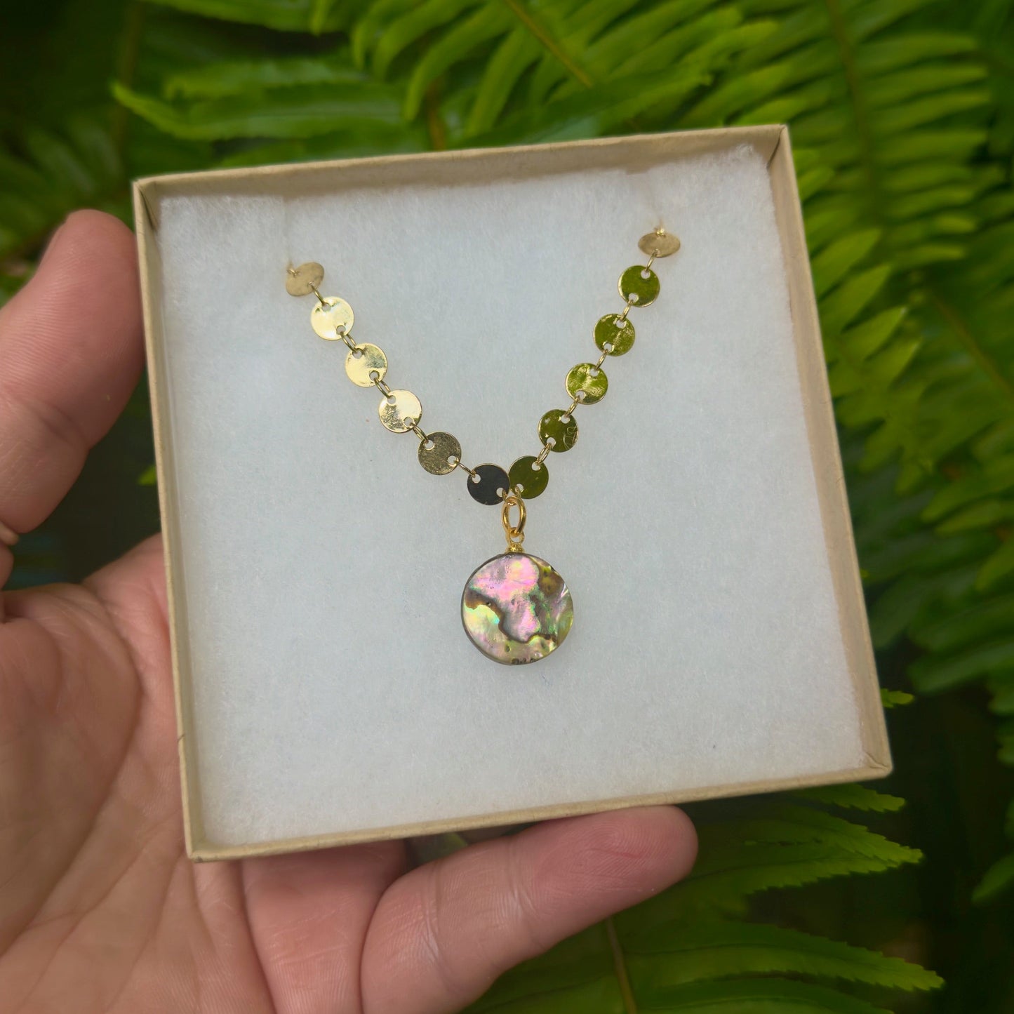 Tidal Treasure Abalone Necklace