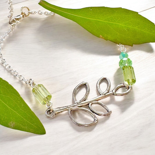 Green Leaves Anklet