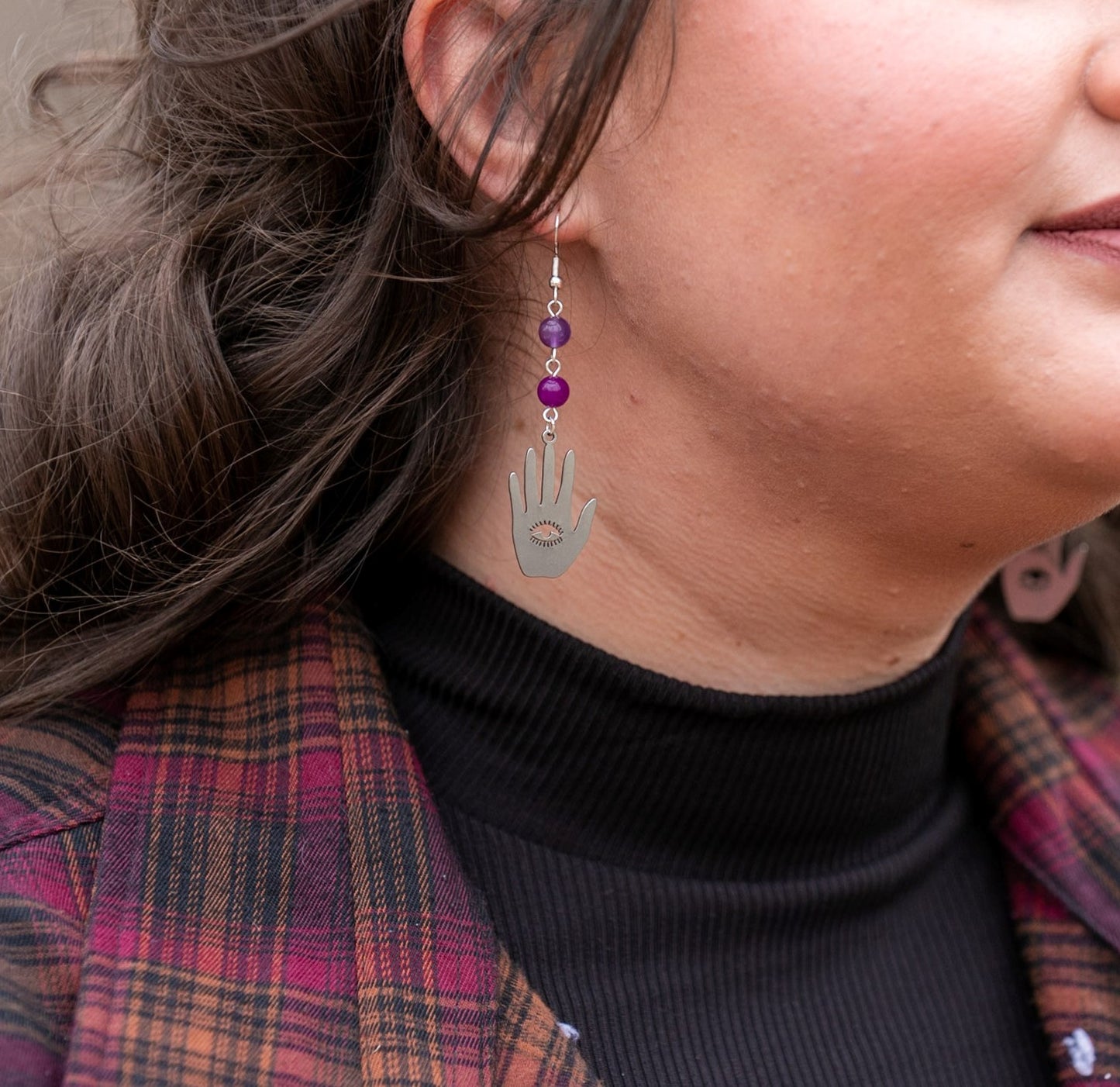 Hamsa Hand Good Energy Earrings