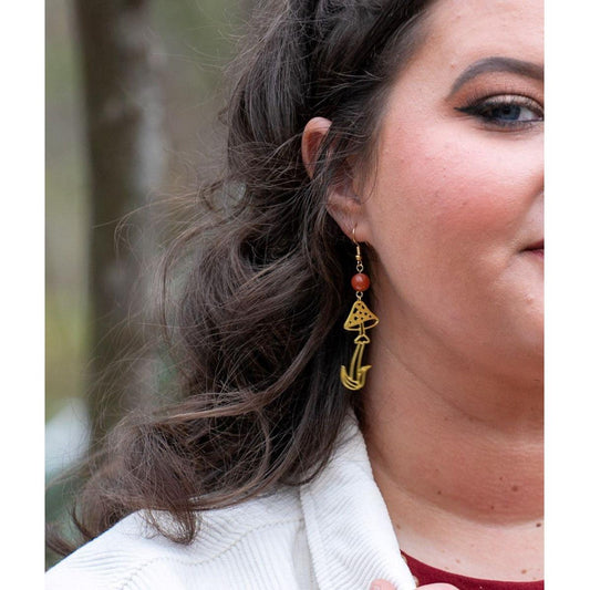 Wild Shrooms with Carnelian