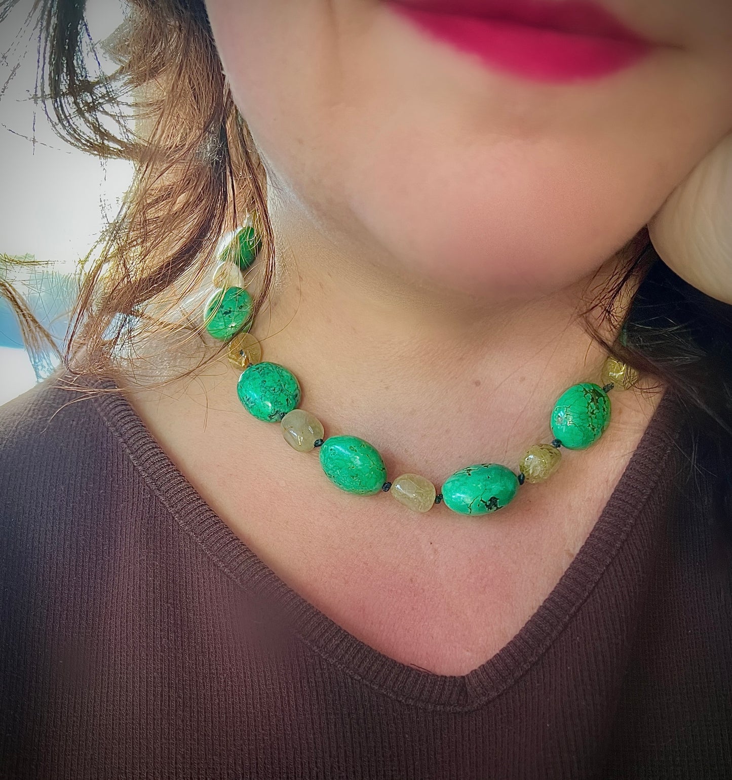 Turquoise Statement Necklace