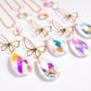 Butterfly Prism Rearview Mirror Car Necklace