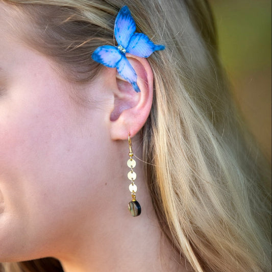 Abalone Shine Dangle Earrings