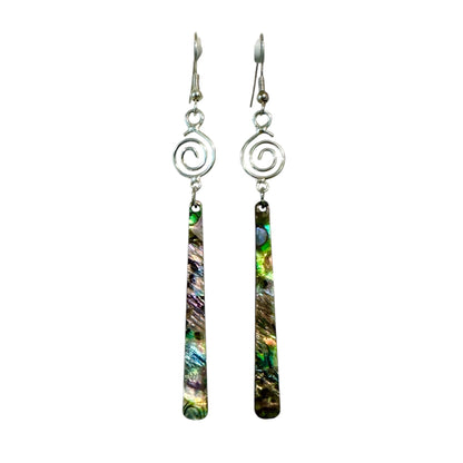 Opalescent Shell Dangles