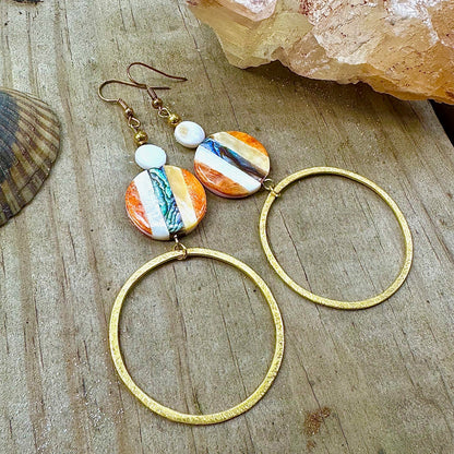 Golden Shorelight Rings