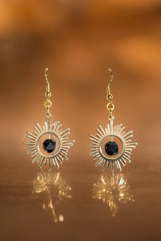 Black Hole Sun Eclipse Earrings