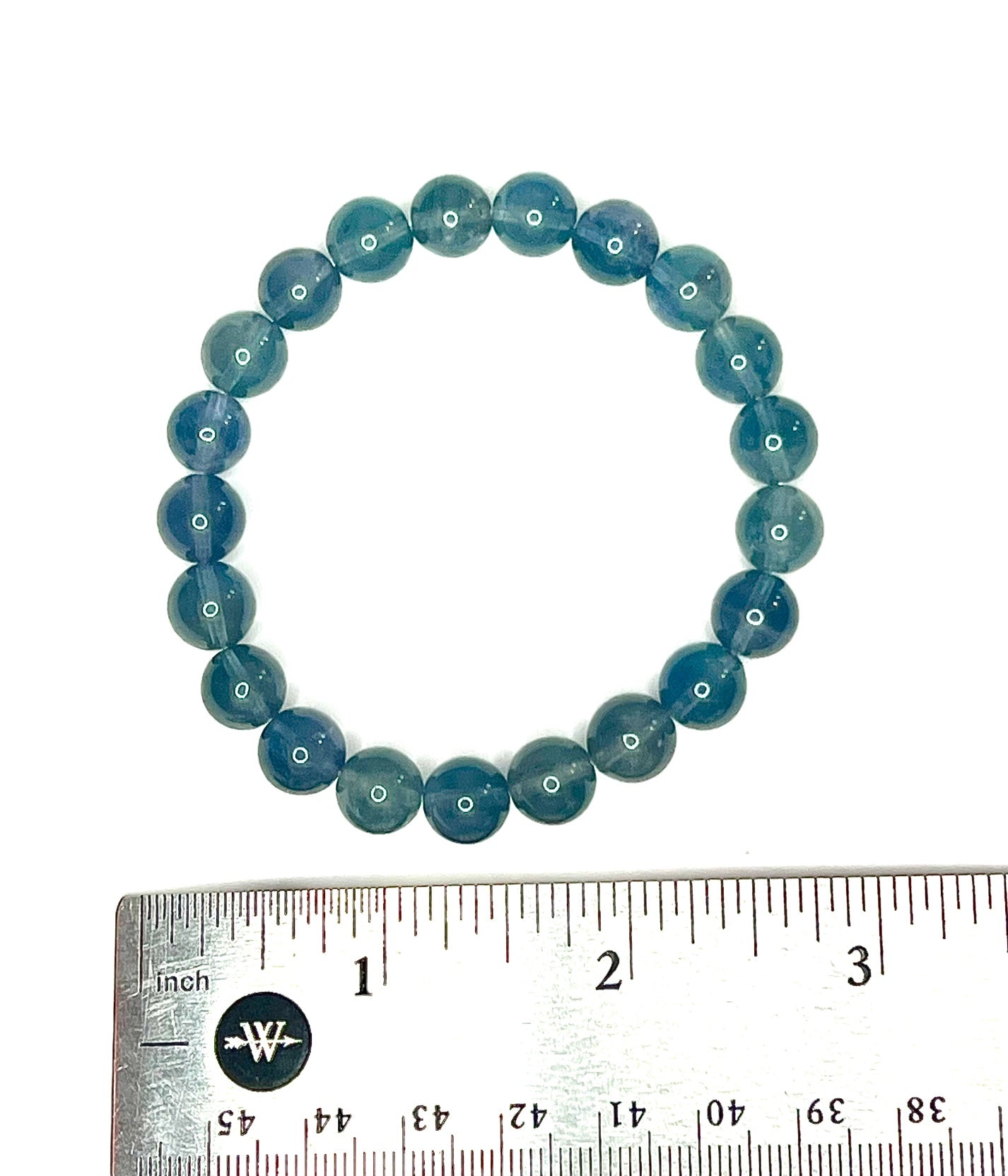 Blue Fluorite Stretch Gemstone Bracelet