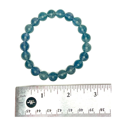 Blue Fluorite Stretch Bracelets – Winter Blues Collection by Kinley Jewelry