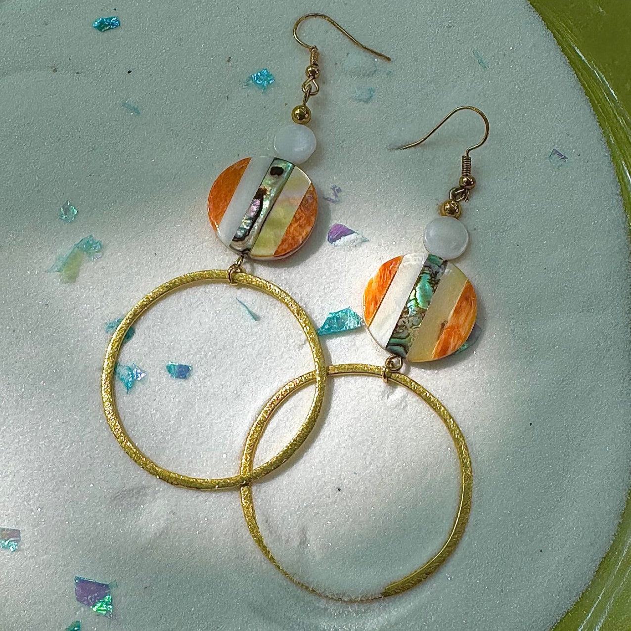Golden Shorelight Rings