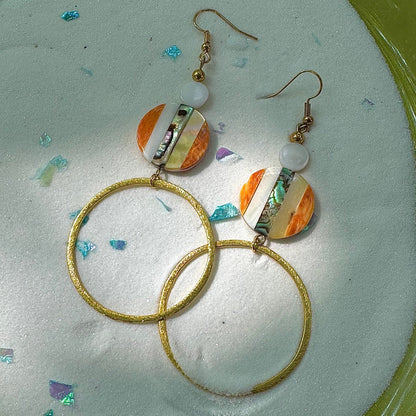 Golden Shorelight Rings