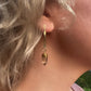 Copper Infused Quartz Point Earrings