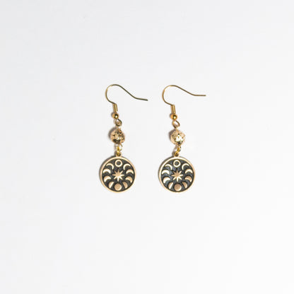 Solar Eclipse in the Round Earrings
