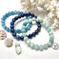 Seaside Bliss Gemstone Bracelets Set