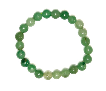 Green Jade Stretch Bracelet