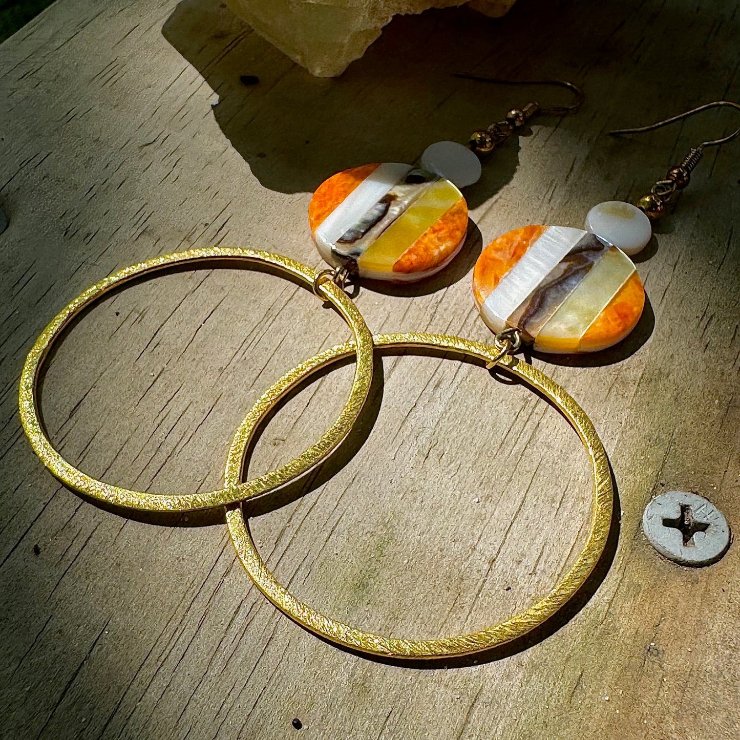 Golden Shorelight Rings
