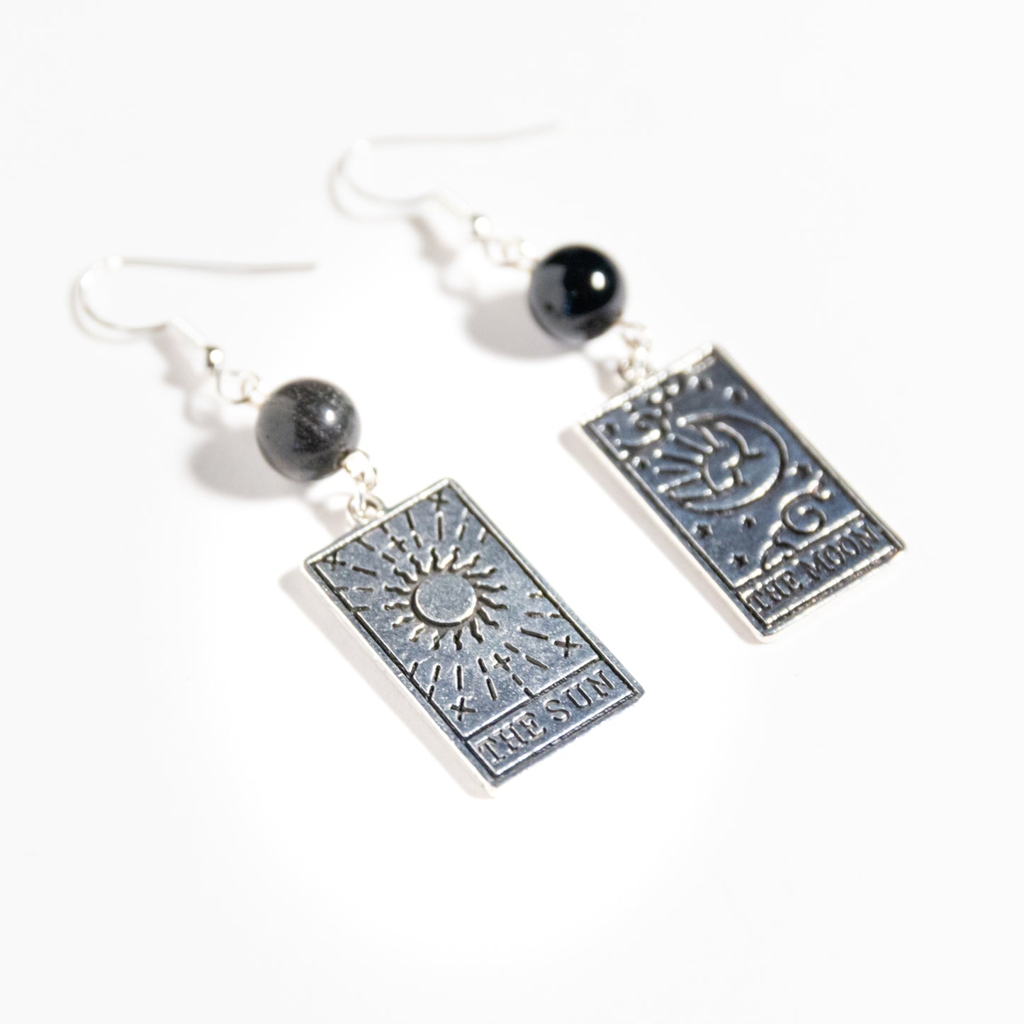 Sun & Moon Tarot Cards Earrings