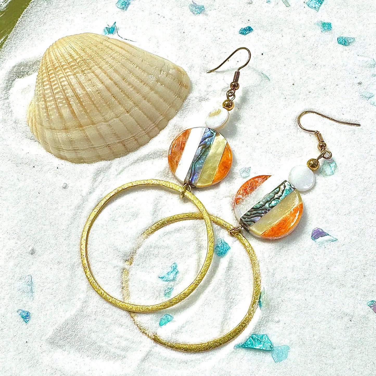 Golden Shorelight Rings