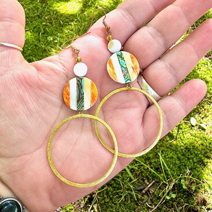Golden Shorelight Rings