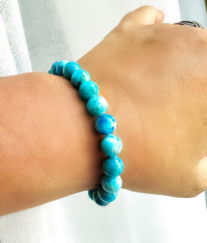 Apatite Gemstone Stretch Bracelet