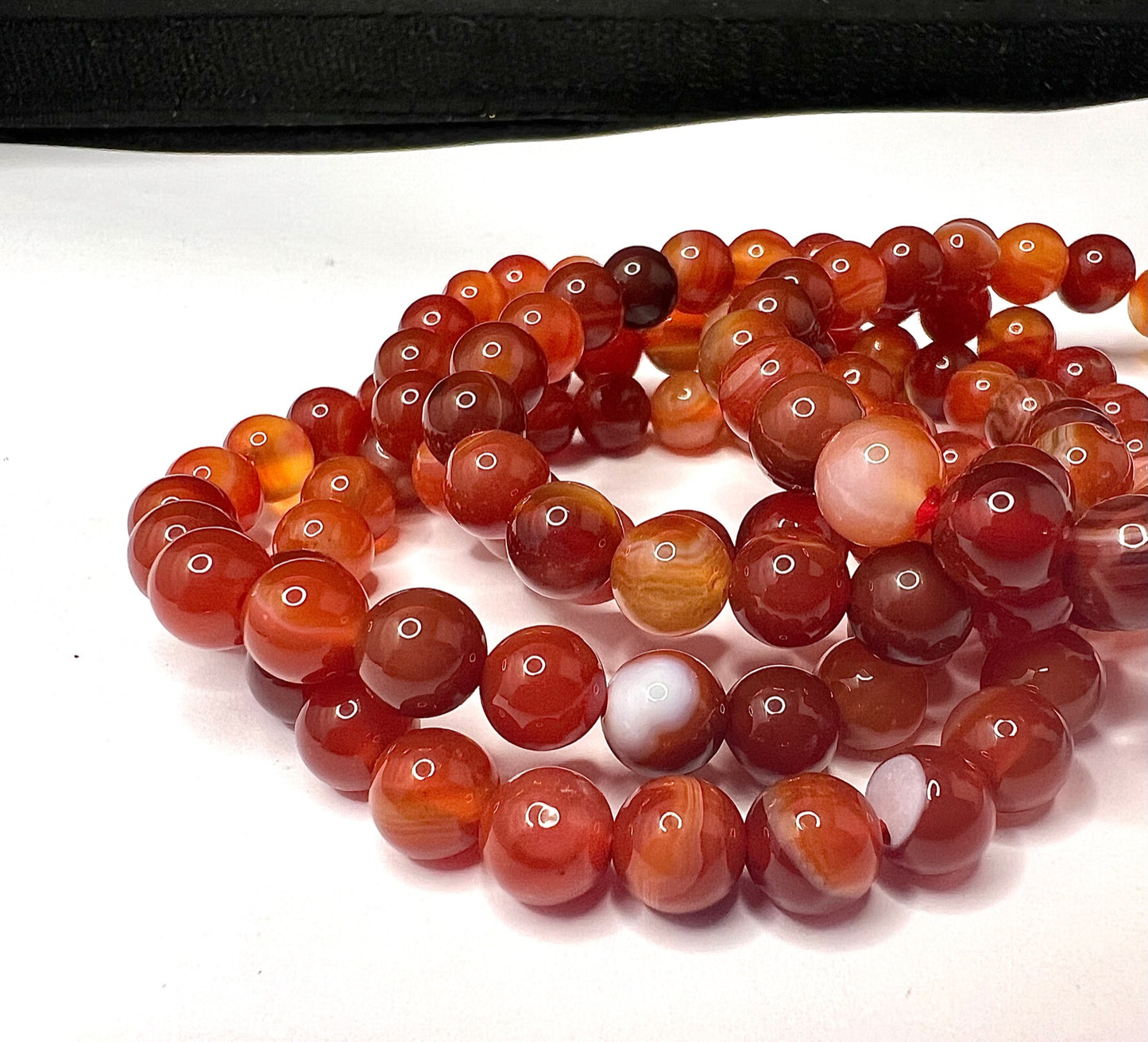 Carnelian Gemstone Stretch Bracelet