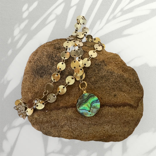 Tidal Treasure Abalone Necklace