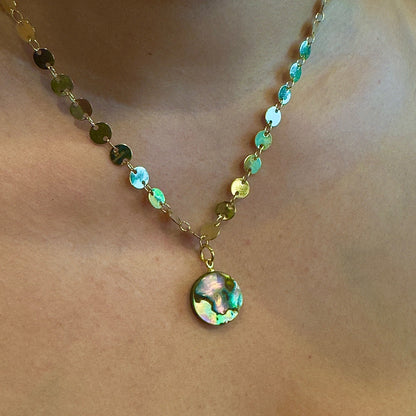 Tidal Treasure Abalone Necklace
