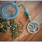 Tree of Life Charmed Tea Infuser with Tree Agate