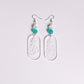 Crystal Clear Acrylic Etched Jellyfish Statement Earrings