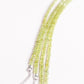 Microfaceted Peridot Bracelet