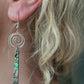 Opalescent Shell Dangles