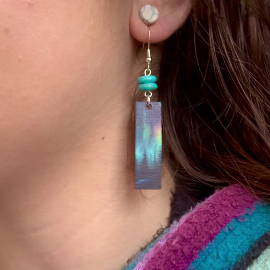 Aurora Borealis Earrings – Handcrafted Jewelry Inspired by Northern Lights by Kinley Jewelry