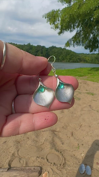 Waterlily Earrings