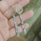 Opalescent Shell Dangles