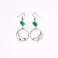 Seedling Earrings with Green Jade