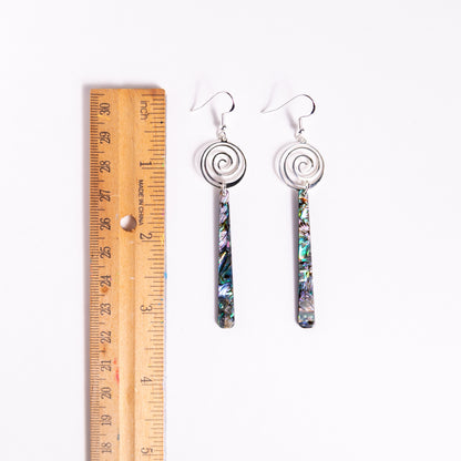 Opalescent Shell Dangles