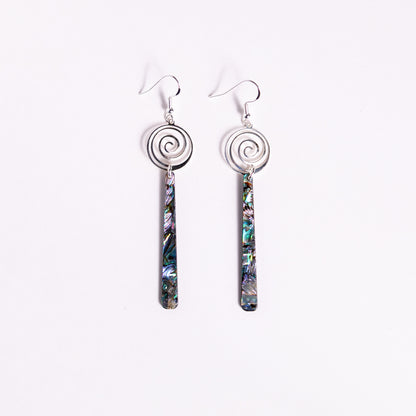 Opalescent Shell Dangles