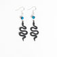 Black Serpent Earrings