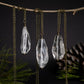 Clear Quartz Specimen Pendant Long Necklace