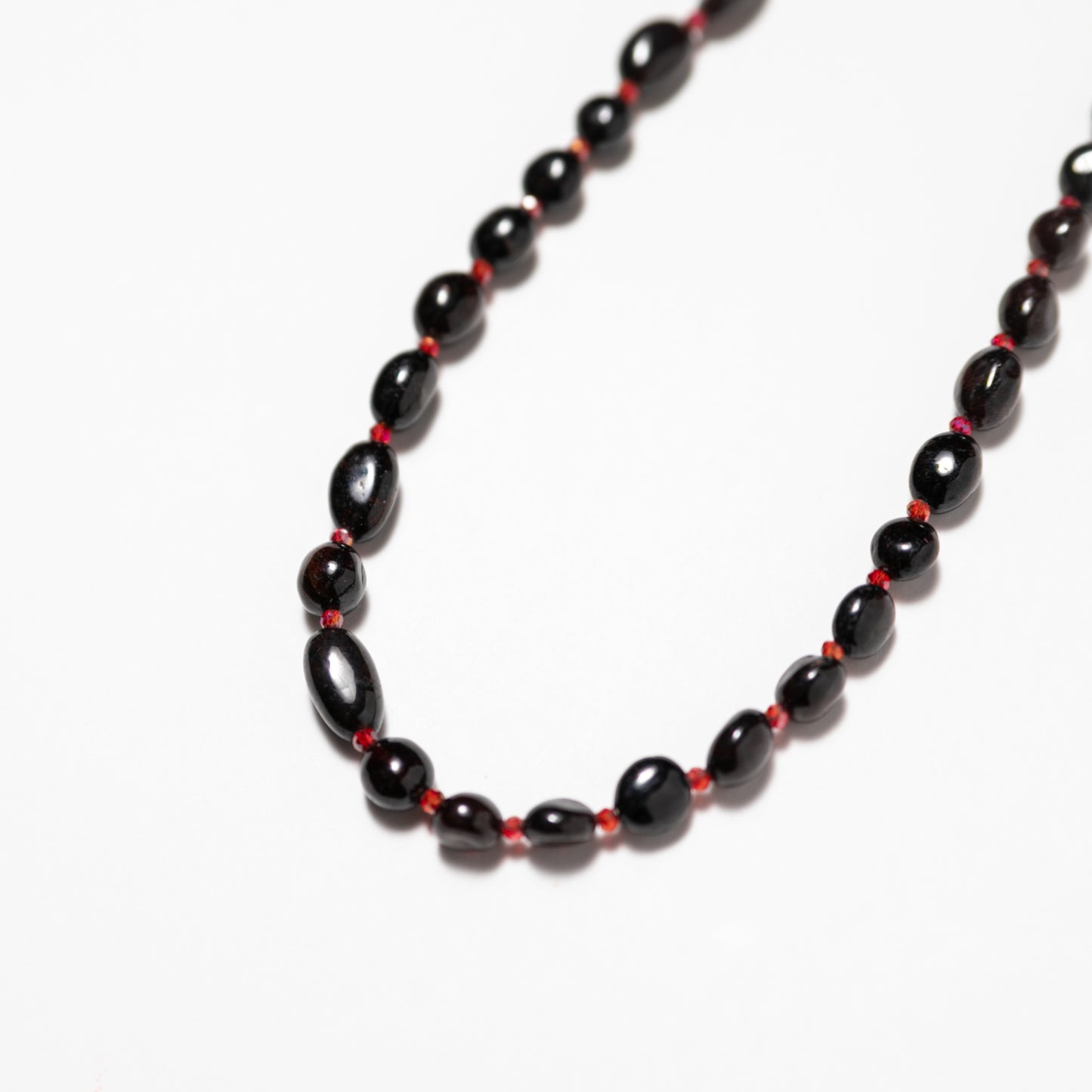 Tumbled Garnet Necklace
