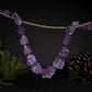 Raw Chunky Amethyst Necklace