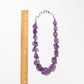 Raw Chunky Amethyst Necklace